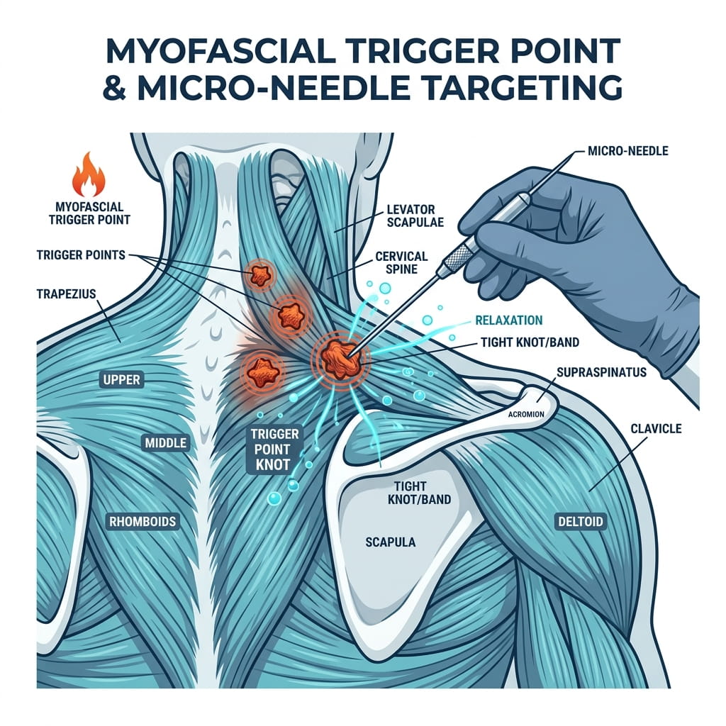 Dry Needling anatomical detail