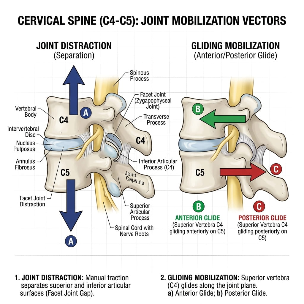 Manual Therapy anatomical explanation diagram