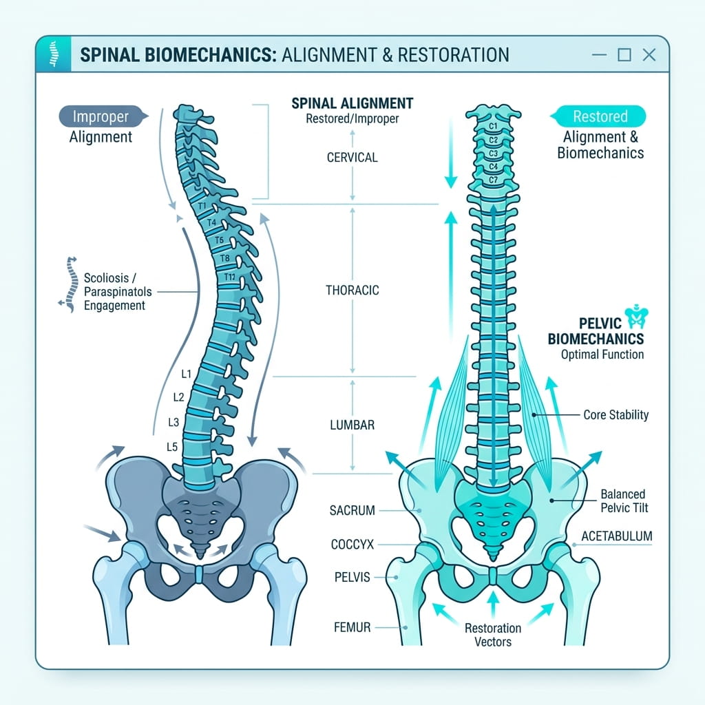 Osteopathy anatomical detail